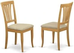 East West Furniture AVC-SBR-LC Avon Dining Chairs - Faux Leather Upholstered Wood Chairs, Set Of 2, Saddle Brown 15 East West Furniture AVC-SBR-LC Avon Dining Chairs - Faux Leather Upholstered Wood Chairs, Set Of 2, Saddle Brown -Amazon Store 31zI4jGMG7L. AC