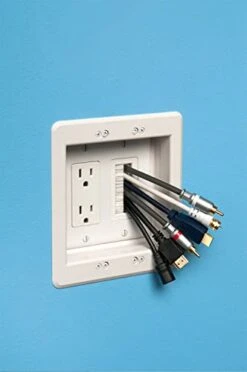 Arlington TV Box TVBU505K Non-Metallic Recessed TV Box Kit, Plastic, 2 Gangs -Amazon Store 31zNkOoguIL