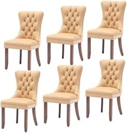 Set Of 2 Dining Chairs Modern For Dining Room Kitchen Accent Side Chair Velvet Button Tufted Padded Cushion Seat And Back (Sapphire Blue) -Amazon Store 41 ta6I95EL. AC