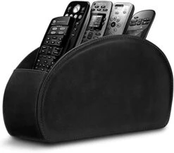Leather Remote Control Holder With 5 Compartments TV Remote Caddy Storage Box/Tray,Desktop Organizer Store Controller,Glasses,Brush,Media Player,Pen,Space Saver For Bedside Table/Office Desk(Black) 25 Leather Remote Control Holder With 5 Compartments TV Remote Caddy Storage Box/Tray,Desktop Organizer Store Controller,Glasses,Brush,Media Player,Pen,Space Saver For Bedside Table/Office Desk(Black) -Amazon Store 41 tvPQZjfL. AC