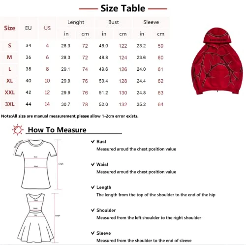 PZLDEYTAY Womens Y2K Zip Up Hoodies Men Jackets Loose Fit Y2k Graphic Print Sweatshirt Gothic Oversized Jackets With Pockets 5 PZLDEYTAY Womens Y2K Zip Up Hoodies Men Jackets Loose Fit Y2k Graphic Print Sweatshirt Gothic Oversized Jackets With Pockets - Image 3