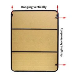 24"x36" Black Bathroom Mirror, Upgrade Metal Frame Wall Mounted With Rounded Corner For Entryways, Living Rooms 20 24"x36" Black Bathroom Mirror, Upgrade Metal Frame Wall Mounted With Rounded Corner For Entryways, Living Rooms -Amazon Store 410MHmWn6eL