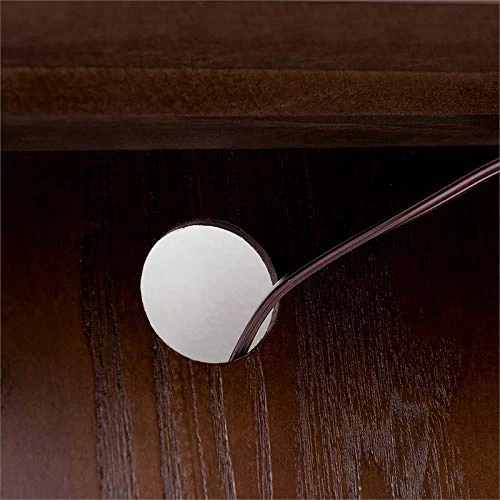 BOWERY HILL Curio Cabinet In Chocolate Oak 7 BOWERY HILL Curio Cabinet In Chocolate Oak - Image 5