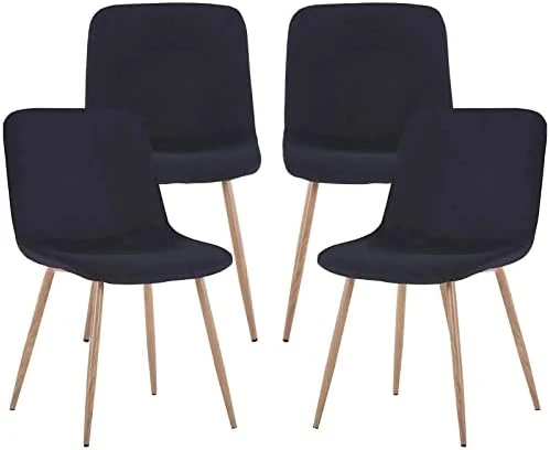 Flesser Kitchen Side Chair Gray Set Of 4 Velvet Dining Room Chairs With Metal Legs Modern Padded Dining Chairs 8 Flesser Kitchen Side Chair Gray Set Of 4 Velvet Dining Room Chairs With Metal Legs Modern Padded Dining Chairs - Image 6