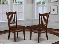East West Furniture GRC-WHI-W Dining Chairs, Wood Seat, Linen White 16 East West Furniture GRC-WHI-W Dining Chairs, Wood Seat, Linen White -Amazon Store 410dBtxuFKL. AC