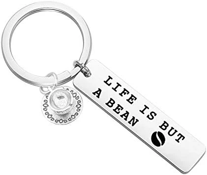 Lywjyb Birdgot Coffee Lovers Gifts Life Is But A Bean Keychain Gift For Best Friends BFF Gift 9 Lywjyb Birdgot Coffee Lovers Gifts Life Is But A Bean Keychain Gift For Best Friends BFF Gift - Image 7