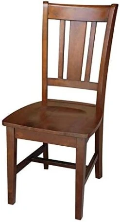 International Concepts Pair Of Slat Back Chairs, Unfinished -Amazon Store 411Hw3J98KL. AC