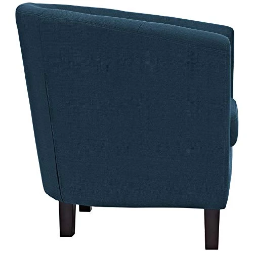 Modway Prospect Upholstered Fabric Living Room, Loveseat And Two Armchairs Set, Azure 6 Modway Prospect Upholstered Fabric Living Room, Loveseat And Two Armchairs Set, Azure - Image 4