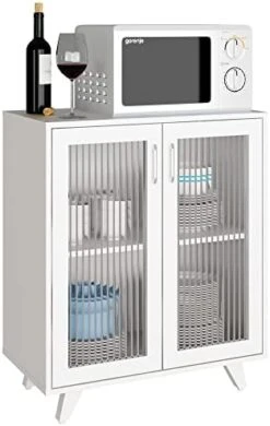 Panana Kitchen Buffet Server Table Accent Sideboard Cupboard Server Buffet Console Table With Doors Cabinet(27inch, Black) -Amazon Store 411RTq5I8uL. AC