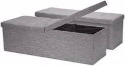 Otto & Ben 30" Storage Ottoman With SMART LIFT Top, Upholstered Tufted Bench, Foot Rest, Dark Grey 28 Otto & Ben 30" Storage Ottoman With SMART LIFT Top, Upholstered Tufted Bench, Foot Rest, Dark Grey -Amazon Store 411S3f5Td8L. AC