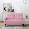 Msaleen Small Sofa Mini Couch Loveseat – Pink Couch Accent Sofa Button Tufted Couch, Mid Century Small Loveseat 2-Seater Contemporary 52" Modern Sofas Mini Couches For Small Spaces Pink Minisofa 2 Msaleen Small Sofa Mini Couch Loveseat – Pink Couch Accent Sofa Button Tufted Couch, Mid Century Small Loveseat 2-Seater Contemporary 52" Modern Sofas Mini Couches For Small Spaces Pink Minisofa -Amazon Store 411a0zsEAoL