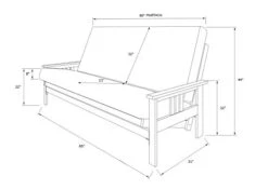 Queen Size Montreal Espresso Futon Frame Innerspring Mattress Sofa Bed Modern Futons (Black Mattress And Frame Only (Queen Size)) 18 Queen Size Montreal Espresso Futon Frame Innerspring Mattress Sofa Bed Modern Futons (Black Mattress And Frame Only (Queen Size)) -Amazon Store 411vTuRHmgL 1