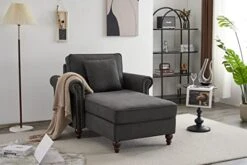 Springfavor Chaise Lounge Indoor 28.5" Width Chaise Lounger Chair Living Room Chair With Nailhead Trim Upholstered Recliner Lounge Sleeper Sofa 12 Springfavor Chaise Lounge Indoor 28.5" Width Chaise Lounger Chair Living Room Chair With Nailhead Trim Upholstered Recliner Lounge Sleeper Sofa -Amazon Store 411vwjBX94L