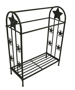 LL Home 21202 Quilt Rack With Stars, One Size, Brown -Amazon Store 412Fj108X5L
