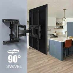PERLESMITH TV Wall Mount Full Motion For 32-65 Inch Flat Curved Screen TVs, TV Mount With Swivels Tilts Extension Dual Articulating Bracket Arms Supports TV Up To 99 Lbs Max VESA 400x400,PSMFK9 10 PERLESMITH TV Wall Mount Full Motion For 32-65 Inch Flat Curved Screen TVs, TV Mount With Swivels Tilts Extension Dual Articulating Bracket Arms Supports TV Up To 99 Lbs Max VESA 400x400,PSMFK9 -Amazon Store 412KPMlS2tL
