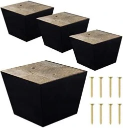 ComfortStyle Furniture Legs For Sofa Chair Couch Or Ottoman, Set Of 4 Replacement Feet, 3 Inch Tall, Square With Tapered Sides, Dark Espresso Finish 16 ComfortStyle Furniture Legs For Sofa Chair Couch Or Ottoman, Set Of 4 Replacement Feet, 3 Inch Tall, Square With Tapered Sides, Dark Espresso Finish -Amazon Store 412P3DQQNXL. AC