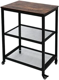 AZL1 Life Concept Rack Utility Microwave Oven Stand Workstation Shelf, 23.7inch Movable 3 Tier Kitchen Cart,Light Walnut 18 AZL1 Life Concept Rack Utility Microwave Oven Stand Workstation Shelf, 23.7inch Movable 3 Tier Kitchen Cart,Light Walnut -Amazon Store 412Z0BMdajL. AC