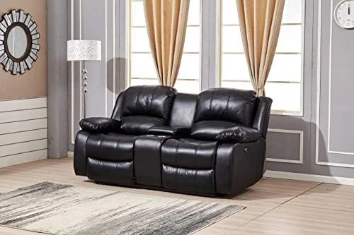 Betsy Furniture Power Reclining Bonded Leather Living Room Set (Brown, Loveseat) 13 Betsy Furniture Power Reclining Bonded Leather Living Room Set (Brown, Loveseat) - Image 11