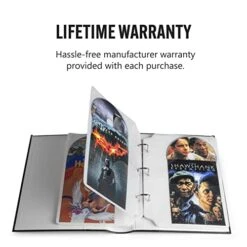 Bellagio-Italia Insert Sheets For CD/DVD Storage Binder - Holds DVDs, CDs, Blu-Rays & Video Games - Acid-Free Binder Organizer Sheets - 16 Sheets - 2 Pack -Amazon Store 412olAJgrjL