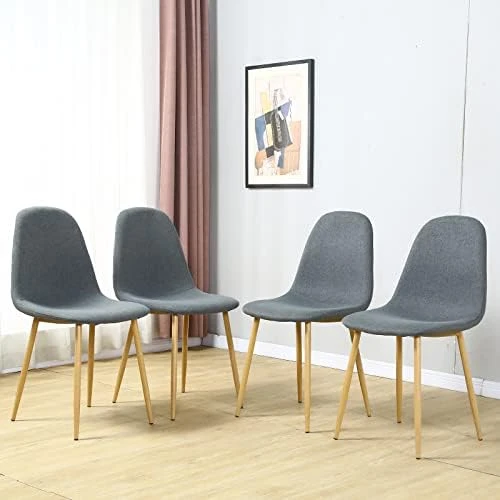 WENYU Dining Chairs Set Of 4, Mid Century Dining Room Chairs Kitchen Chairs, Upholstered Accent Chairs For Living Room 12 WENYU Dining Chairs Set Of 4, Mid Century Dining Room Chairs Kitchen Chairs, Upholstered Accent Chairs For Living Room - Image 10
