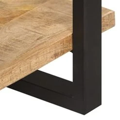 BDBHAVB Multifunctional Sideboard, Dining Sideboard, Sideboard With 3 Shelves, Strong And Sturdy Suitable For Living Room, Bedroom, Study 47.2"x15.7"x29.5" Rough Mango Wood -Amazon Store 4130TsuBcmL