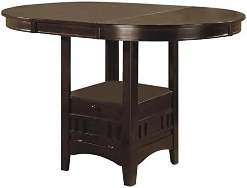 Coaster Counter Height Dining Table Extension Leaf, Dark Cappuccino Finish 5 Coaster Counter Height Dining Table Extension Leaf, Dark Cappuccino Finish - Image 3
