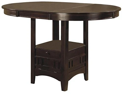 Coaster Counter Height Dining Table Extension Leaf, Dark Cappuccino Finish 3 Coaster Counter Height Dining Table Extension Leaf, Dark Cappuccino Finish