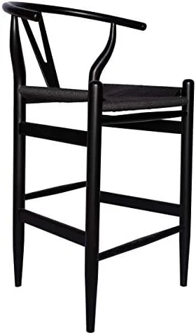 Amazon Brand – Stone & Beam Wishbone Counter-Height Barstool, 35.5"H, Rubberwood, Natural / Natural 7 Amazon Brand – Stone & Beam Wishbone Counter-Height Barstool, 35.5"H, Rubberwood, Natural / Natural - Image 5