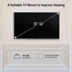 MOUNTUP Full Motion TV Wall Mount For Most 26-50 Inch TVs, Max VESA 300x300mm Wall Mount TV Bracket With Swivel Tilting Extension Level Adjustment For LED LCD Flat Curved TVs MU0018 11 MOUNTUP Full Motion TV Wall Mount For Most 26-50 Inch TVs, Max VESA 300x300mm Wall Mount TV Bracket With Swivel Tilting Extension Level Adjustment For LED LCD Flat Curved TVs MU0018 -Amazon Store 413Rqu0BVKL