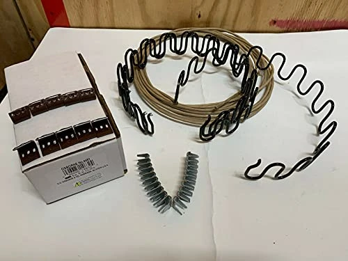 Galaxy Supply Inc. Zig Zag- Springs 9 Gauge 19" X 4 Pcs,Plus Special Package 10 Pcs 7 Holes Clip +20 Pcs Stay Wire Clips + 10 Feet Of Springing Wire For All Upholstery Use 3 Galaxy Supply Inc. Zig Zag- Springs 9 Gauge 19" X 4 Pcs,Plus Special Package 10 Pcs 7 Holes Clip +20 Pcs Stay Wire Clips + 10 Feet Of Springing Wire For All Upholstery Use