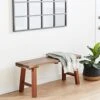Deco 79 Wood Handmade Natural Bench, 44" X 14" X 19", Brown -Amazon Store 413hNSXXSbL