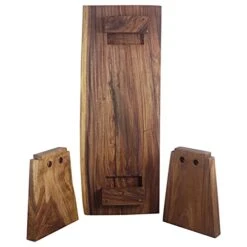 Haussmann® Wood Natural Edge Bench 48 In X 18 X 18 In H KD Walnut Oil -Amazon Store 413zEvbnQ0S