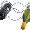 Wine Rack, Stackable Wine Bottle Holder For Cabinet, Elegant Looking Tabletop Red, White, Sparkling Wine Storage (Chrome) -Amazon Store 414442rV lL. AC