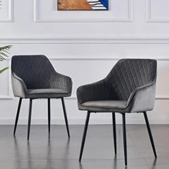 KEIVVAKN Velvet Dining Chairs Set Of 4 Green Velvet Upholstered Chairs For Dining Room Modern Tufted Dining Chair With Arms 22 KEIVVAKN Velvet Dining Chairs Set Of 4 Green Velvet Upholstered Chairs For Dining Room Modern Tufted Dining Chair With Arms -Amazon Store 414UDU6m6LS. AC