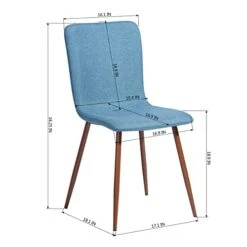 Dining Chairs Set Of 4 Dining Room Chairs Kitchen Chairs With Fabric Cushion Seat Back Outdoor Farmhouse Modern Upholstered Chair With Metal Legs, Create A Sweet And Cozy Eating Time With Family, Blue 10 Dining Chairs Set Of 4 Dining Room Chairs Kitchen Chairs With Fabric Cushion Seat Back Outdoor Farmhouse Modern Upholstered Chair With Metal Legs, Create A Sweet And Cozy Eating Time With Family, Blue -Amazon Store 414gUYvwtYL