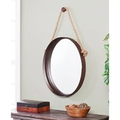 SEI Furniture Melissa Round Decorative Wall Mirror, Rust 8 SEI Furniture Melissa Round Decorative Wall Mirror, Rust -Amazon Store 414kKL2LOxL