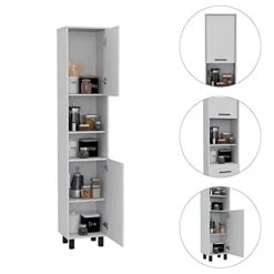 Home Square 2-Piece Set With Storage Pantry Cabinet & Pantry Cabinet 12 Home Square 2-Piece Set With Storage Pantry Cabinet & Pantry Cabinet -Amazon Store 414mG3HgijL