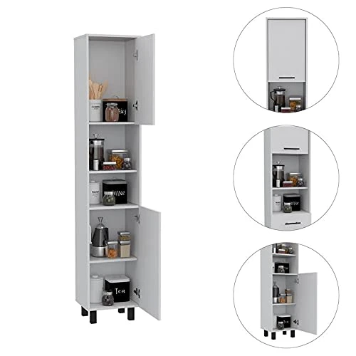 Home Square 2-Piece Set With Storage Pantry Cabinet & Pantry Cabinet 7 Home Square 2-Piece Set With Storage Pantry Cabinet & Pantry Cabinet - Image 5