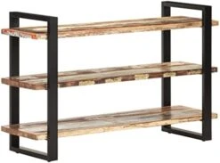 BDBHAVB Multifunctional Sideboard, Dining Sideboard, Sideboard With 3 Shelves, Strong And Sturdy Suitable For Living Room, Bedroom, Study 47.2"x15.7"x29.5" Rough Mango Wood -Amazon Store 4151nyO8K3L. AC