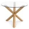 POLY & BARK Kennedy 37.4" Round Dining Table, Natural -Amazon Store 4158Zz773PL