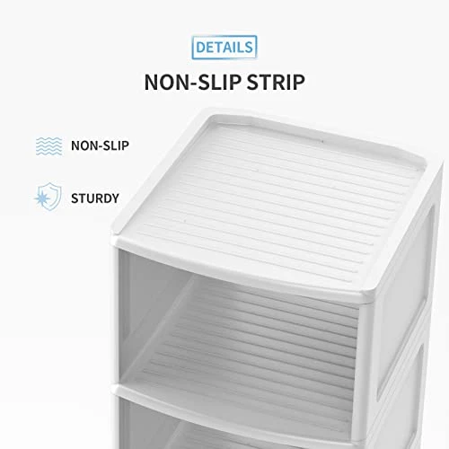 KOUPA 6-Tier Shoe Rack Storage Organizer,Stackable And Adjustable Multi-Function Shoe Boxes,Space Saving Shoe Shelf Bins ,Extra Large Capacity, Shoe Cubby(White) 4 KOUPA 6-Tier Shoe Rack Storage Organizer,Stackable And Adjustable Multi-Function Shoe Boxes,Space Saving Shoe Shelf Bins ,Extra Large Capacity, Shoe Cubby(White) - Image 2