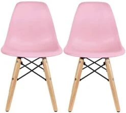 2xhome Set Of 2 Kids Size Plastic Toddler Chairs With Natural Wooden Dowel Legs, Yellow -Amazon Store 416G7zEQOvL. AC