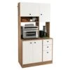 LOKO 71” Tall Kitchen Pantry Storage Cabinet, Freestanding Buffet Hutch With Doors, Adjustable Shelves, 3 Drawers And Microwave Stand, Kitchen Hutch For Dining Room, Living Room (White & Natural) 1 LOKO 71” Tall Kitchen Pantry Storage Cabinet, Freestanding Buffet Hutch With Doors, Adjustable Shelves, 3 Drawers And Microwave Stand, Kitchen Hutch For Dining Room, Living Room (White & Natural) -Amazon Store 416Xih0UmkL