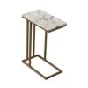 Versanora - Marmo C Shape Table - Faux Marble /Brass -Amazon Store 416pP3iGGbL
