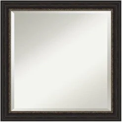 Amanti Art Vanity Wall Framed Bathroom Mirror, Glass Size 24 X 36, Accent Bronze Narrow -Amazon Store 416pZcYY FL. AC