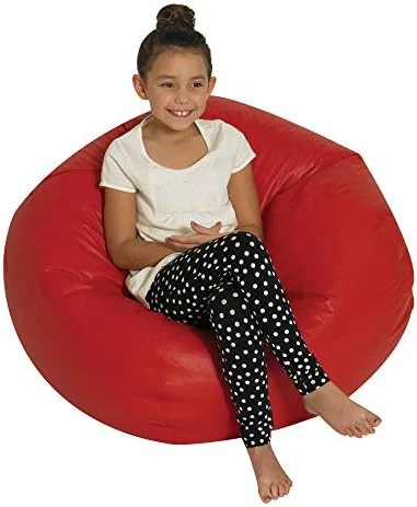 Children's Factory 35" Kids Bean Bag Chairs, Flexible Seating Classroom Furniture, Beanbag Ideal For Boy/Girl Toddler Daycare Or Playroom, Blue (CF610-005) 10 Children's Factory 35" Kids Bean Bag Chairs, Flexible Seating Classroom Furniture, Beanbag Ideal For Boy/Girl Toddler Daycare Or Playroom, Blue (CF610-005) - Image 8