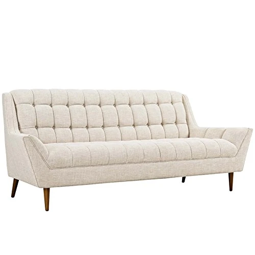 Modway Response Upholstered Fabric, Sofa, Beige 3 Modway Response Upholstered Fabric, Sofa, Beige
