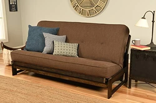Kodiak Aspen Full-size Futon Frame, Reclaim Mocha Finish 10 Kodiak Aspen Full-size Futon Frame, Reclaim Mocha Finish - Image 8