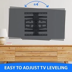 Mount Factory Heavy-Duty Full Motion TV Wall Mount - Articulating Swivel Bracket Fits Flat Screen Televisions From 42" To 70" (VESA 400 X 600 Compatible) - Tilt Swing Out Arm With 10' HDMI Cable -Amazon Store 417JsjplC8S