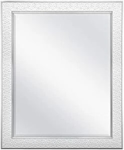 MCS Nordic Blossom Large Wall Mirror, Modern Rectangle Mirror Home Decor For Living Room, Bedroom, Or Bathroom, 27 By 33 Inch, White 12 MCS Nordic Blossom Large Wall Mirror, Modern Rectangle Mirror Home Decor For Living Room, Bedroom, Or Bathroom, 27 By 33 Inch, White -Amazon Store 417Ntvt9fiL. AC